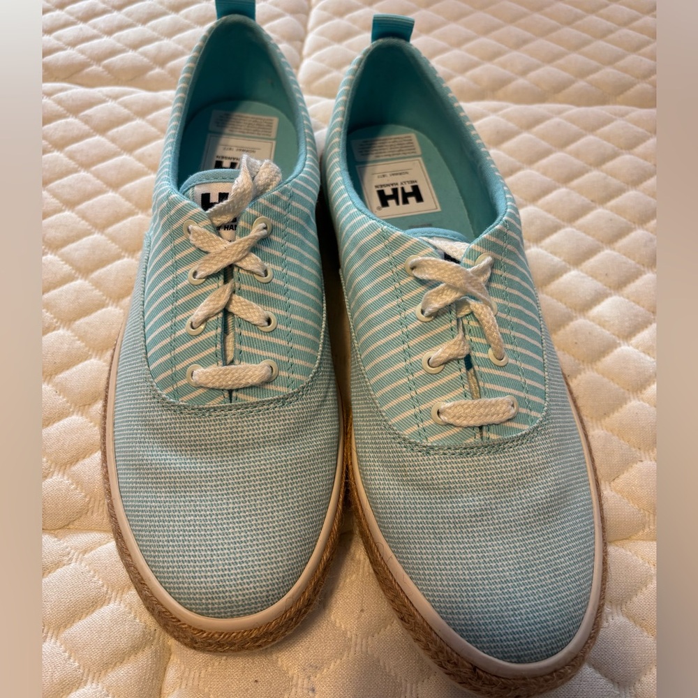 Helly Hansen Women’s Coraline Sneakers braided rope‎ comfortable Aqua 8.5
